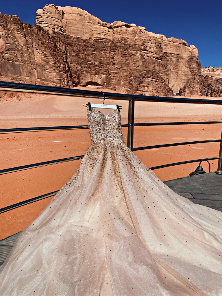 Golden Ombré Gown