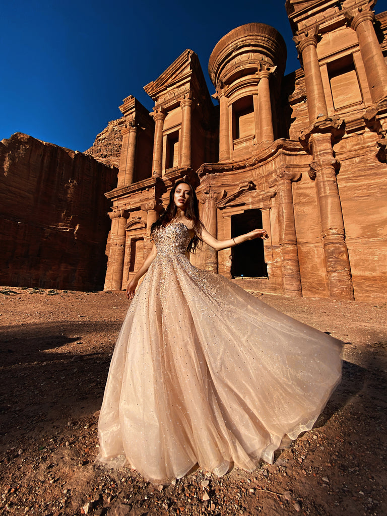 Golden Ombré Gown